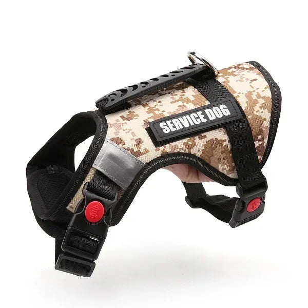 Reflective Service Dog Harness Vest,