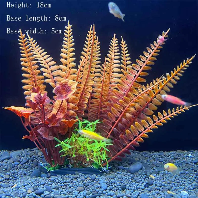 Artificial Underwater Plastic Plants Aquarium fish Tank Aquatic