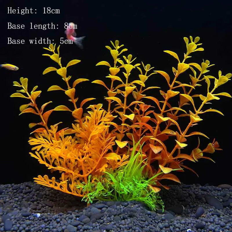 Artificial Underwater Plastic Plants Aquarium fish Tank Aquatic