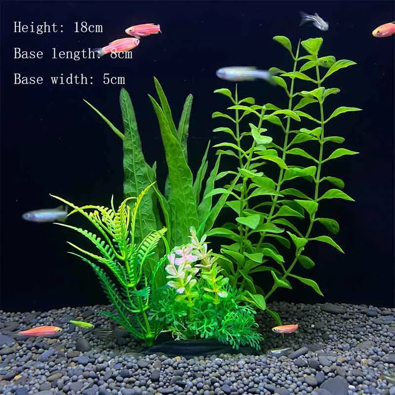 Artificial Underwater Plastic Plants Aquarium fish Tank Aquatic