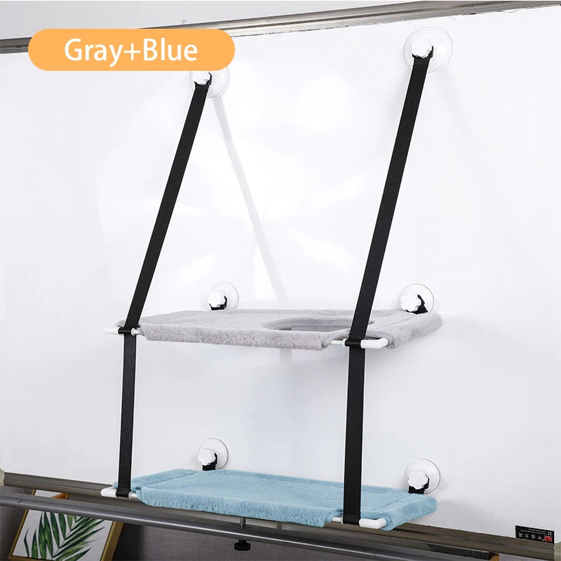 Hanging Double-layer Velvet Cat Suspension Bed
