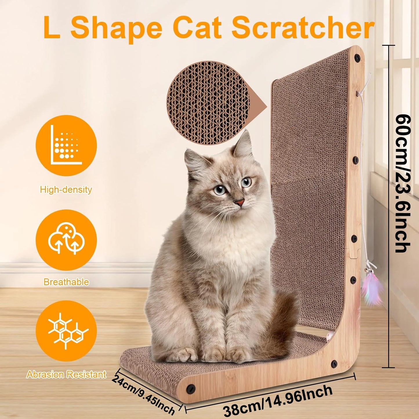 L Shape Cat Scratcher,