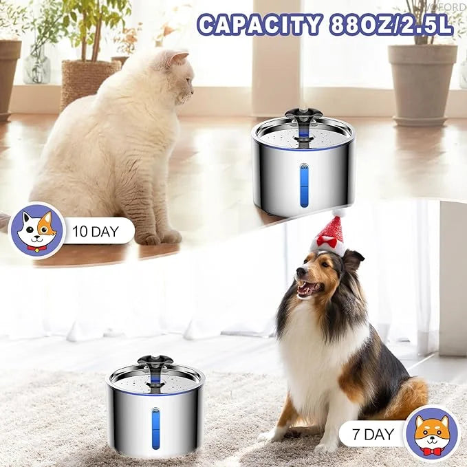 Pet Water Fountain 304 Stainless Steel