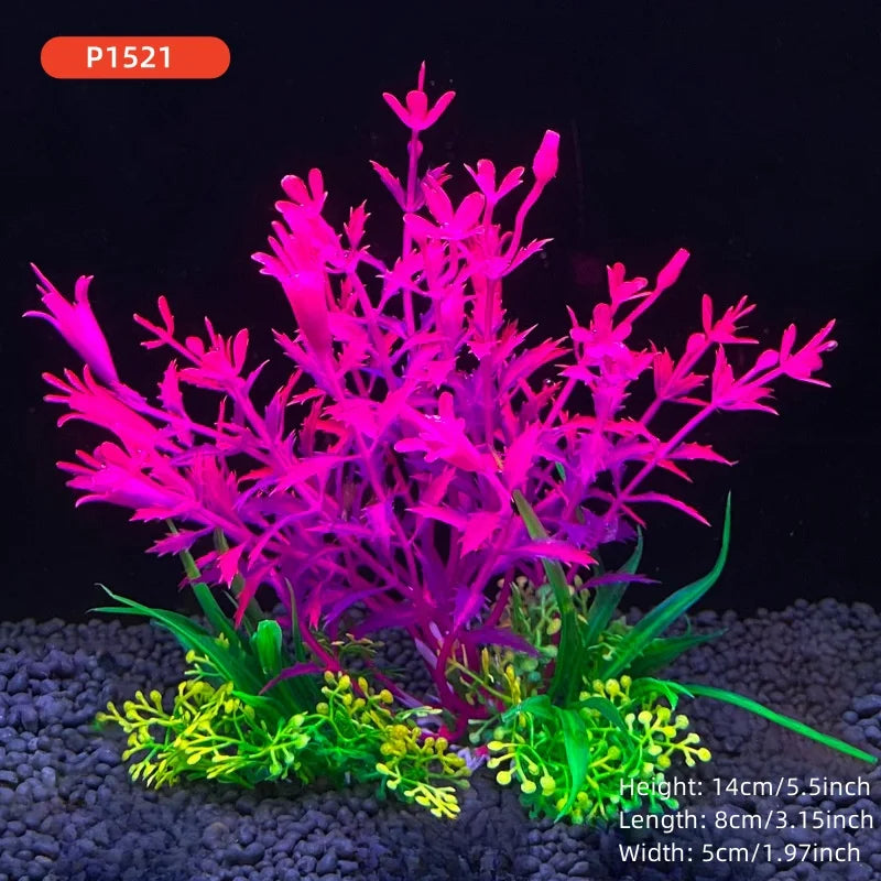 14cm/5.5inch Fish Tank Simulation Plant Aquarium