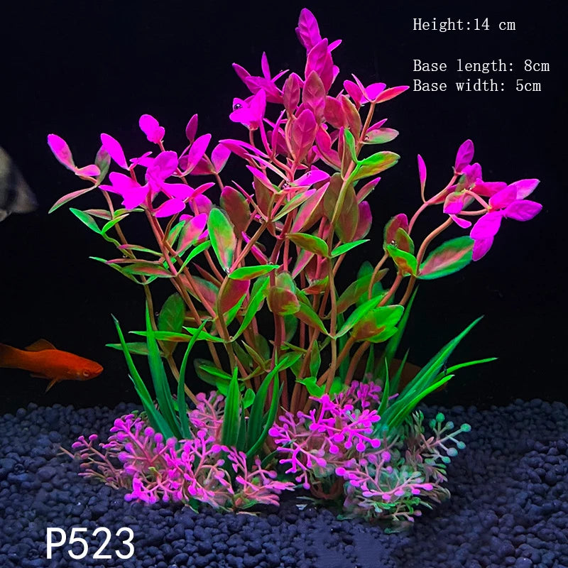 Artificial Underwater Plastic Plants Aquarium fish Tank Aquatic