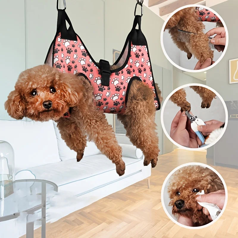 5pcs/set Pet Grooming Hammock,