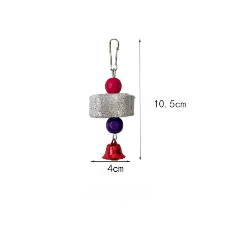 Flower-Shaped Bird Molar Toy