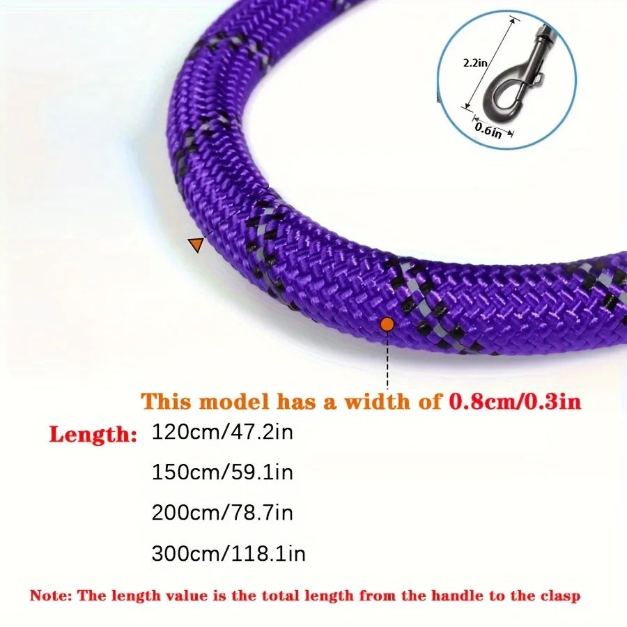 Reflective Dog Leash With Padded Handle