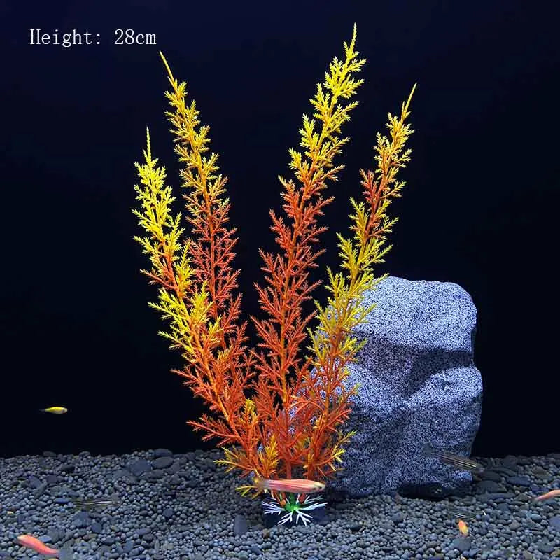 Artificial Underwater Plastic Plants Aquarium fish Tank Aquatic