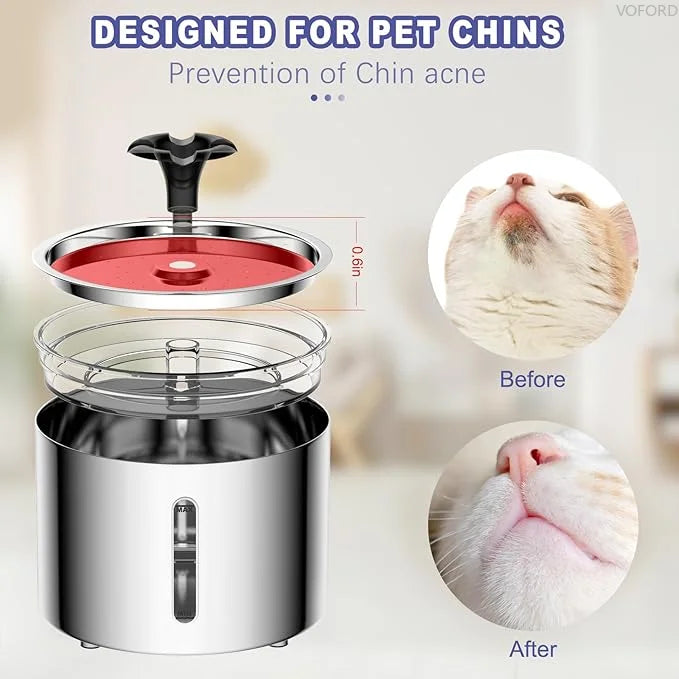 Pet Water Fountain 304 Stainless Steel