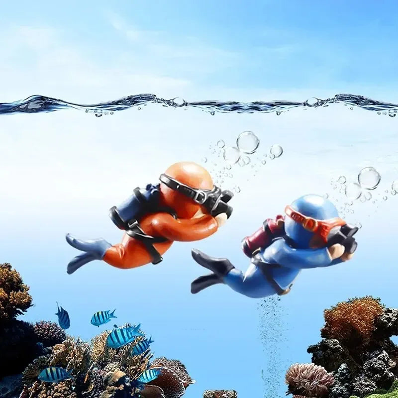 Fish Tank Diver Ornaments Landscape Decoration