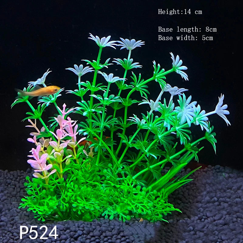 Artificial Underwater Plastic Plants Aquarium fish Tank Aquatic