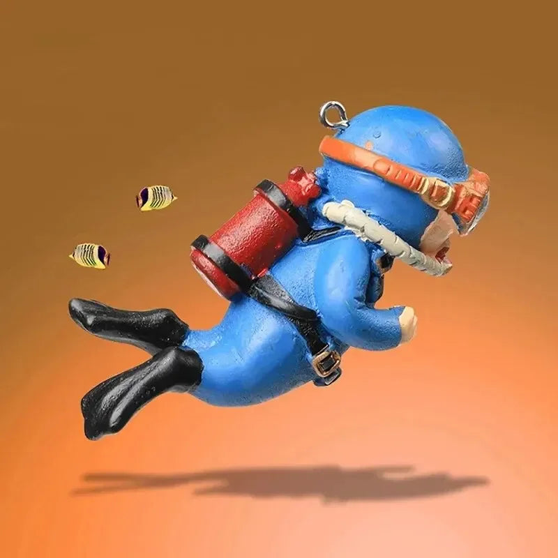 Fish Tank Diver Ornaments Landscape Decoration