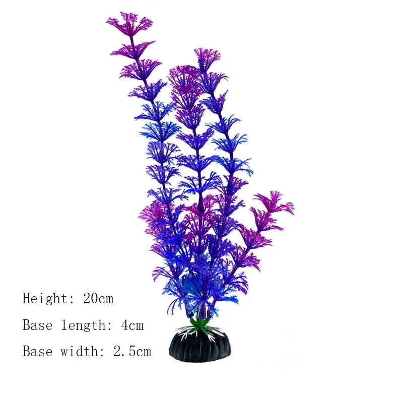 Artificial Underwater Plastic Plants Aquarium fish Tank Aquatic