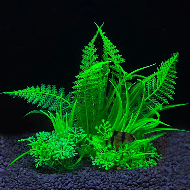 Artificial Underwater Plastic Plants Aquarium fish Tank Aquatic