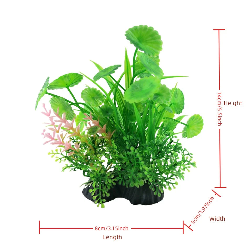 14cm/5.5inch Fish Tank Simulation Plant Aquarium