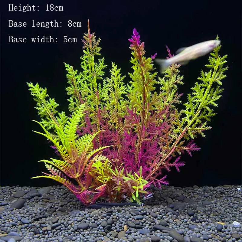 Artificial Underwater Plastic Plants Aquarium fish Tank Aquatic