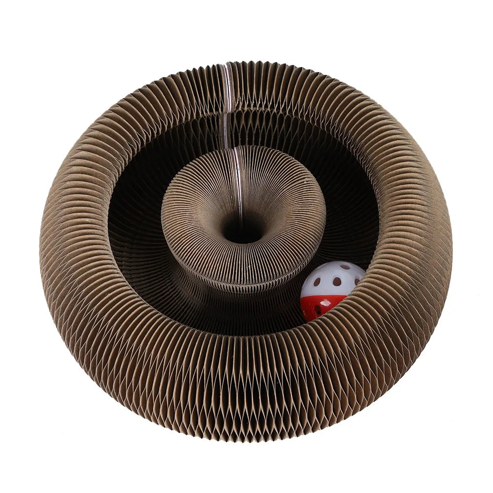 Interactive Cat Scratching Cardboard Toy