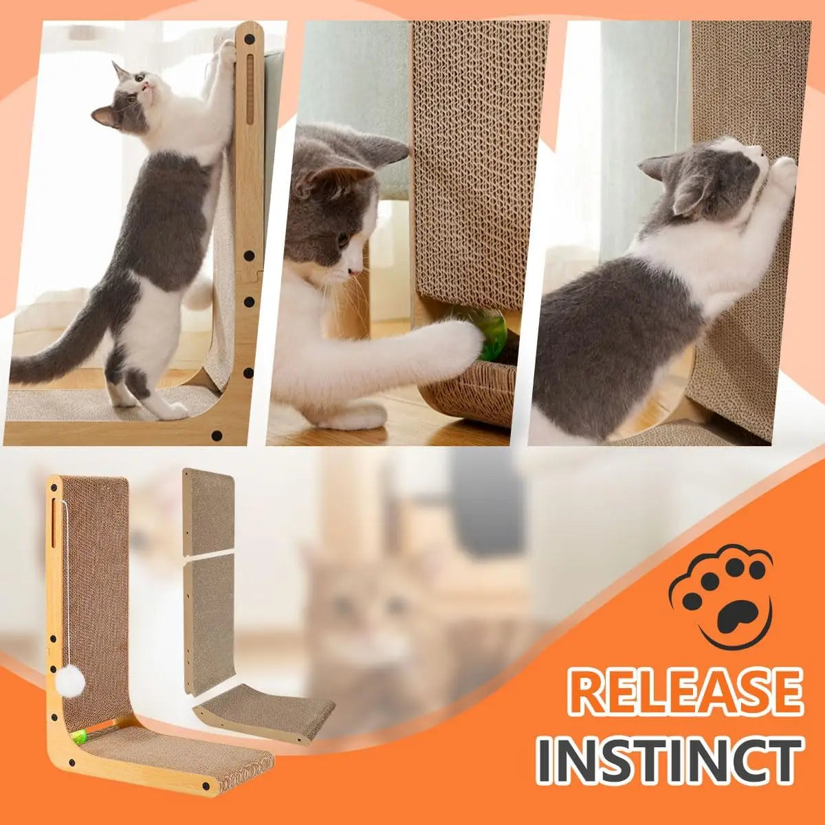 L Shape Cat Scratcher,