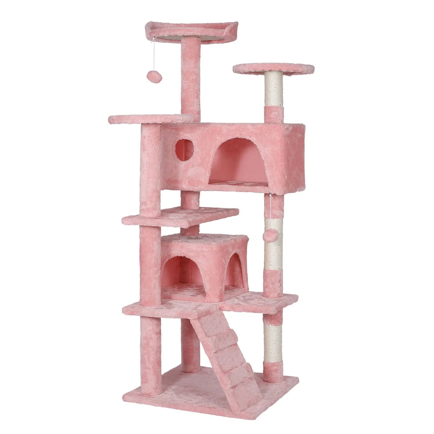 55'' Kitty Cat Tree Pink