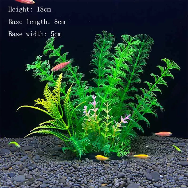 Artificial Underwater Plastic Plants Aquarium fish Tank Aquatic