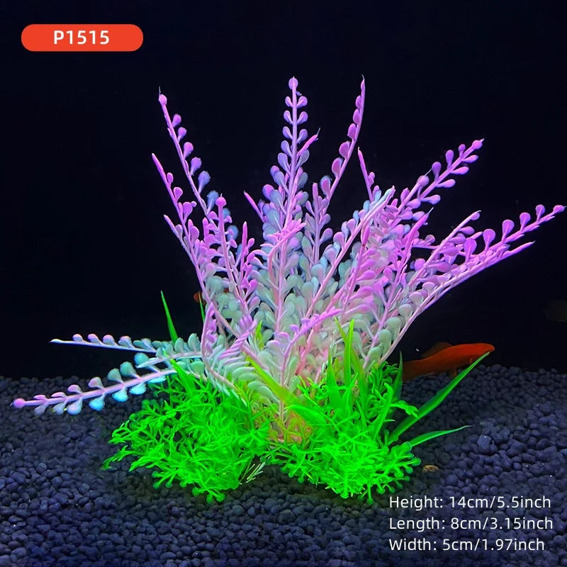 14cm/5.5inch Fish Tank Simulation Plant Aquarium