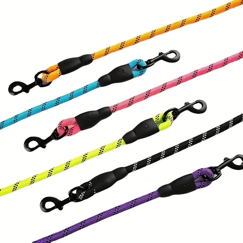 Reflective Dog Leash With Padded Handle
