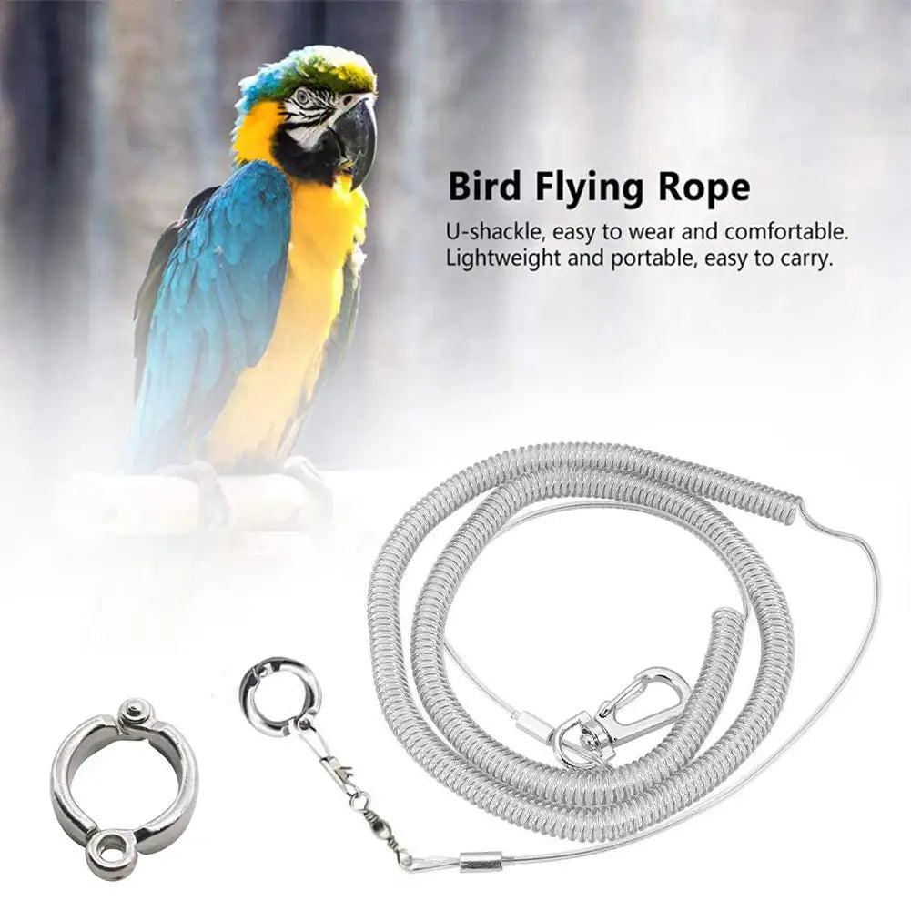 3M/6M Parrot Bird Flying Training Leash