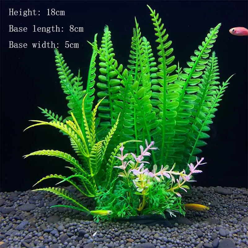 Artificial Underwater Plastic Plants Aquarium fish Tank Aquatic