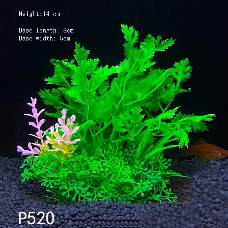 Artificial Underwater Plastic Plants Aquarium fish Tank Aquatic