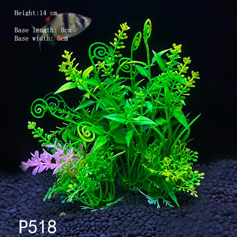 Artificial Underwater Plastic Plants Aquarium fish Tank Aquatic