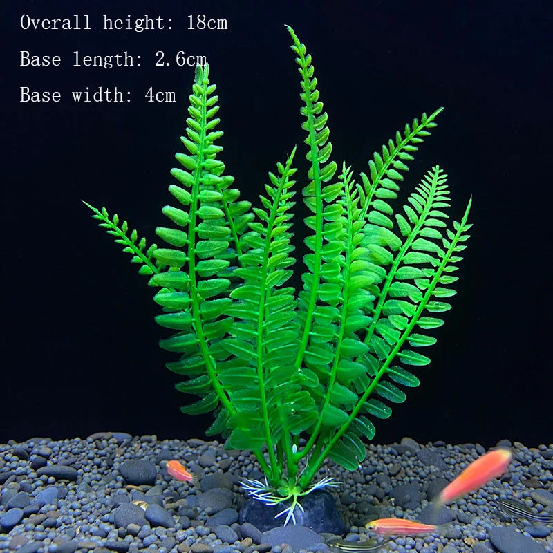 Artificial Underwater Plastic Plants Aquarium fish Tank Aquatic