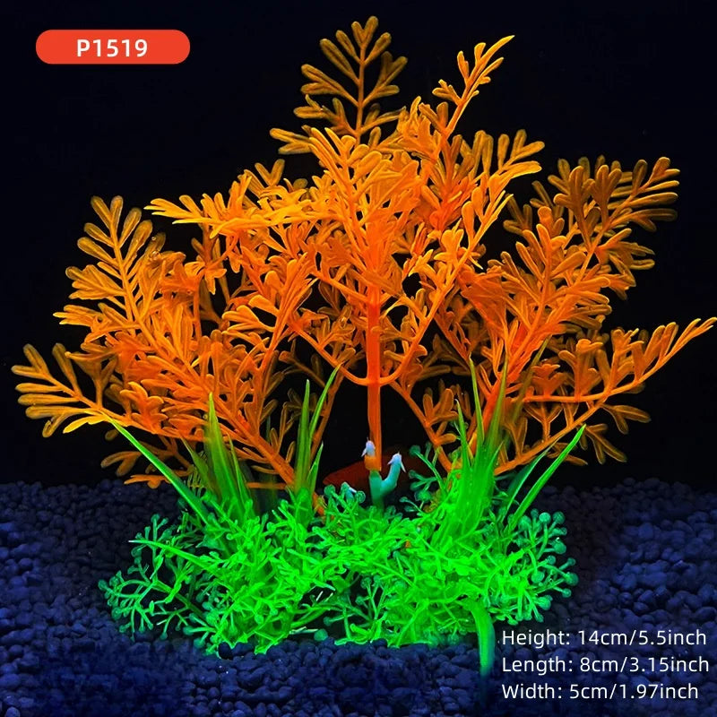 14cm/5.5inch Fish Tank Simulation Plant Aquarium