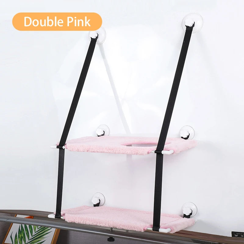 Hanging Double-layer Velvet Cat Suspension Bed