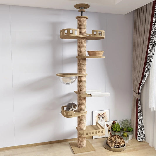 Cat Tower Floor to Ceiling