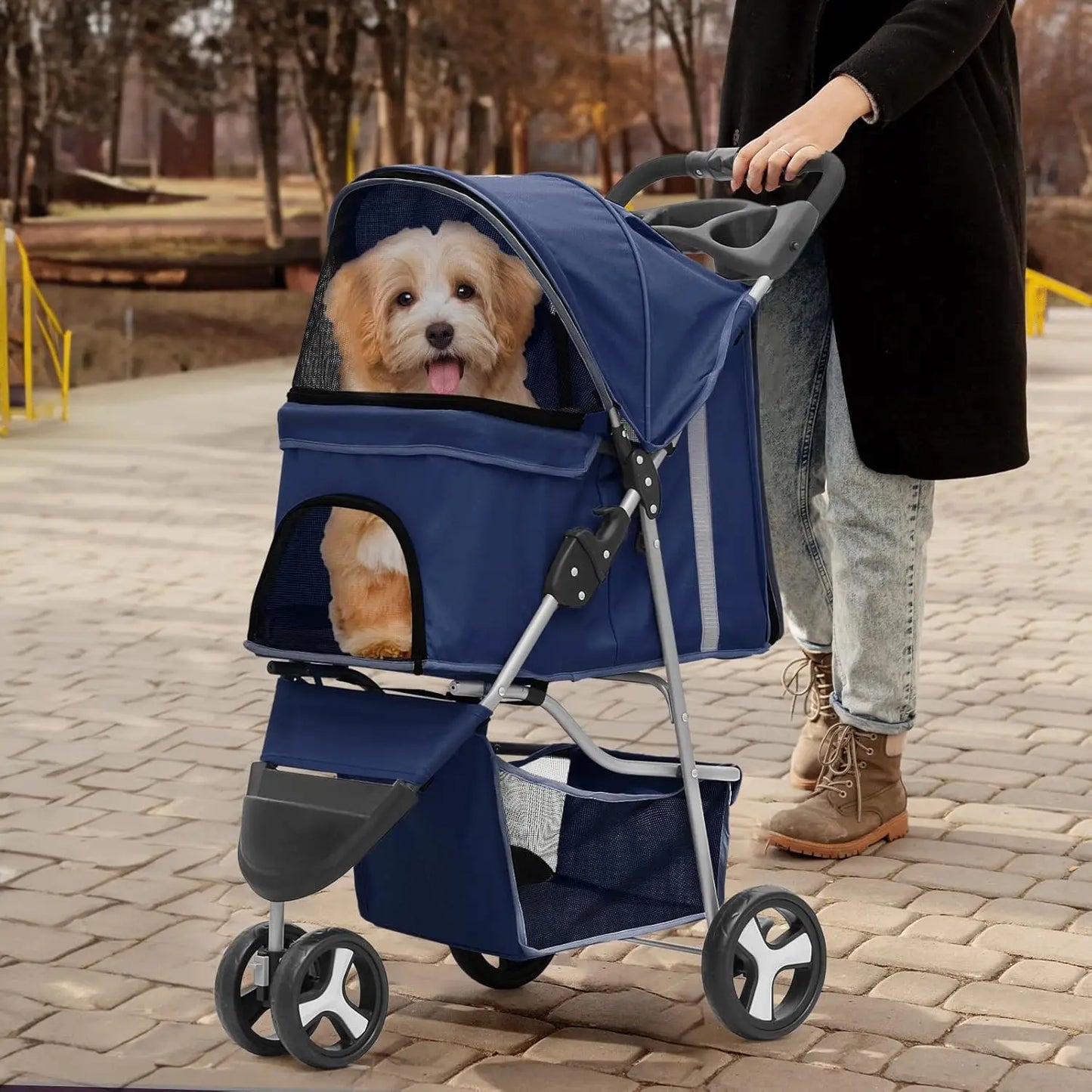 3 Wheels Pet Stroller,  Jogger