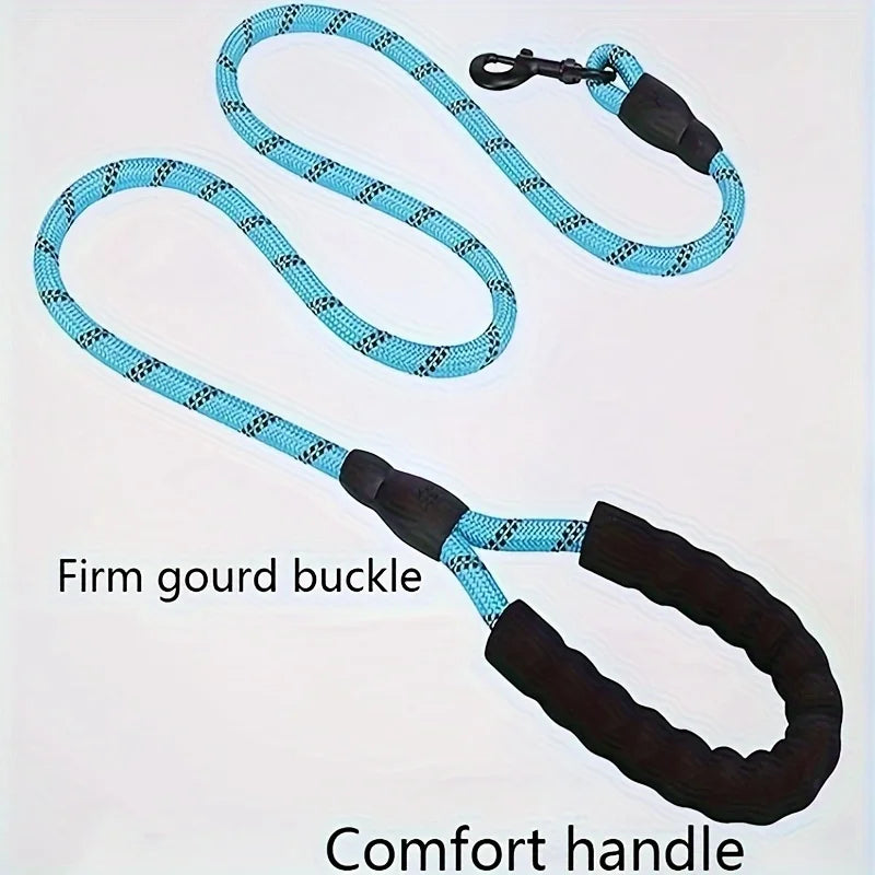 Reflective Dog Leash With Padded Handle
