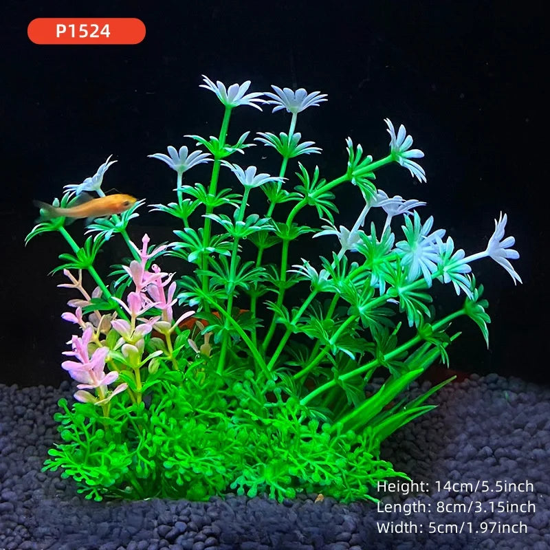 14cm/5.5inch Fish Tank Simulation Plant Aquarium