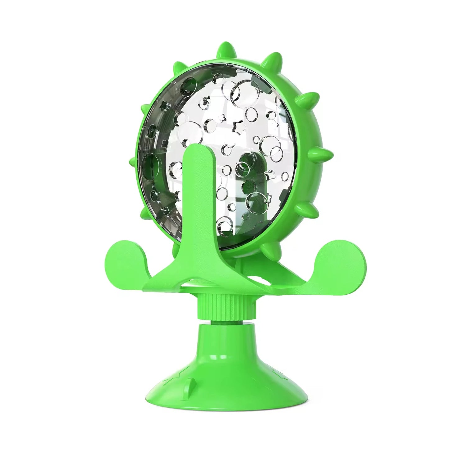 Spinning Food Dispenser Dogs Cat Interactive Toys Leaking Food Training Ball Slow Feeder Rotatable Wheel Treat Leaking Ball Toys