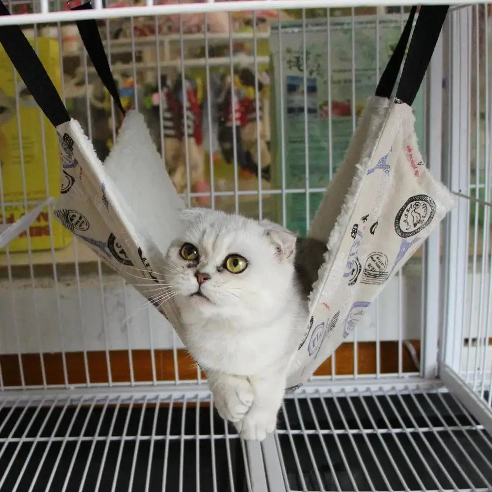 Double-Sided Hanging Bed Pet Swing